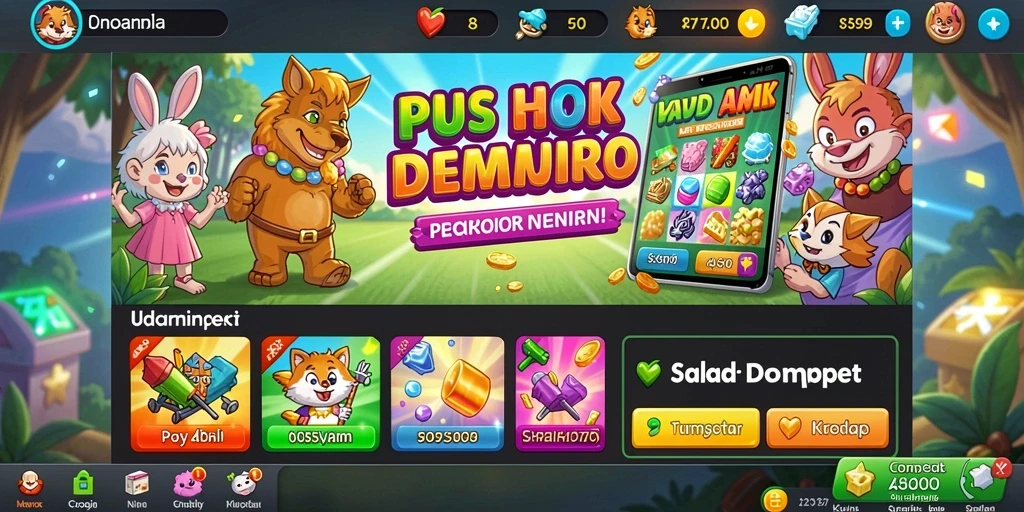 Tampilan antarmuka pengguna yang intuitif dan menarik.