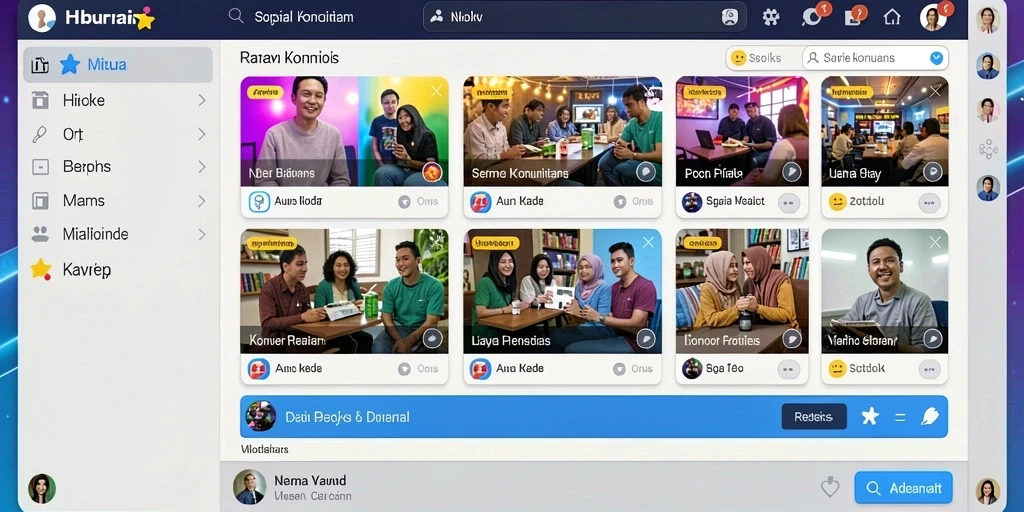 Tampilan permainan yang menarik dan penuh warna.