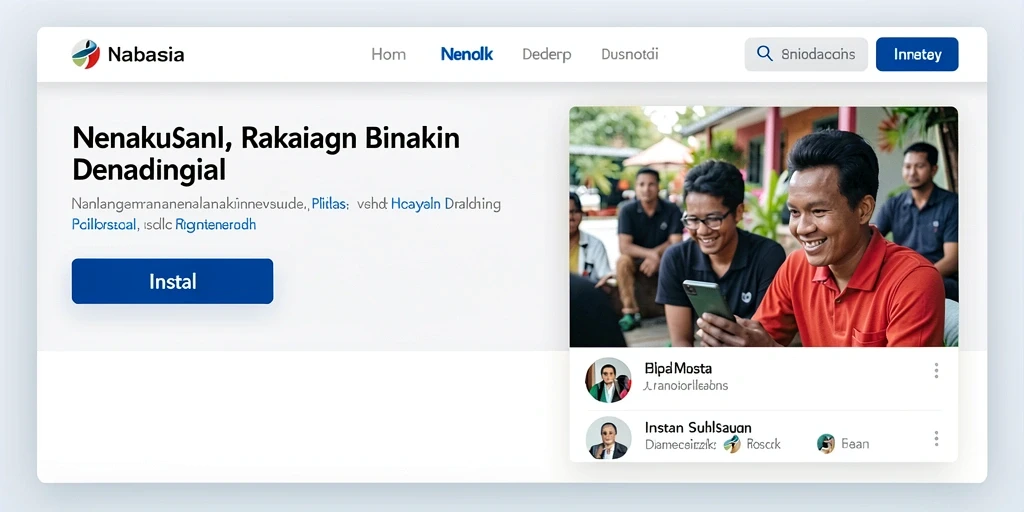 Tampilan antarmuka yang modern dan mudah digunakan.