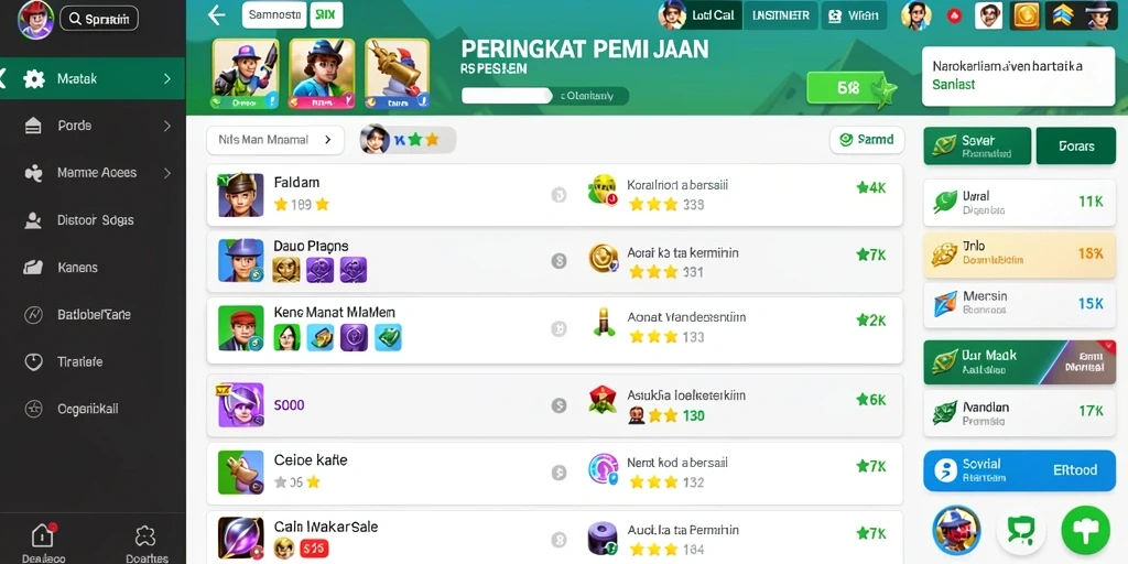 Tampilan antarmuka pengguna yang intuitif dan menarik.