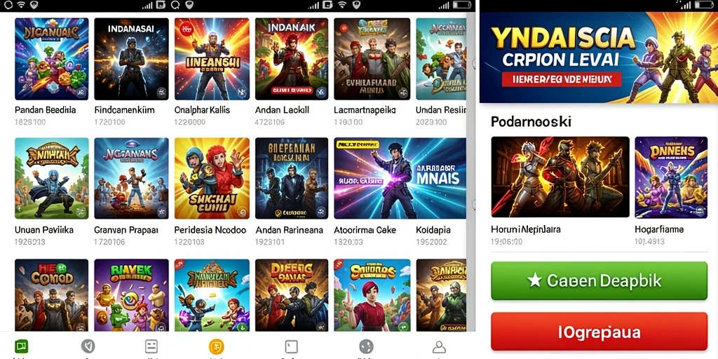 Antarmuka pengguna yang menarik dan interaktif.
