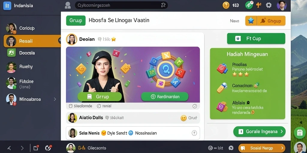 Tampilan antarmuka yang sederhana dan menarik.