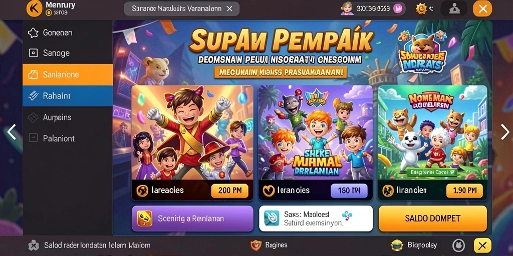 Tampilan antarmuka utama MDG188 yang menarik.