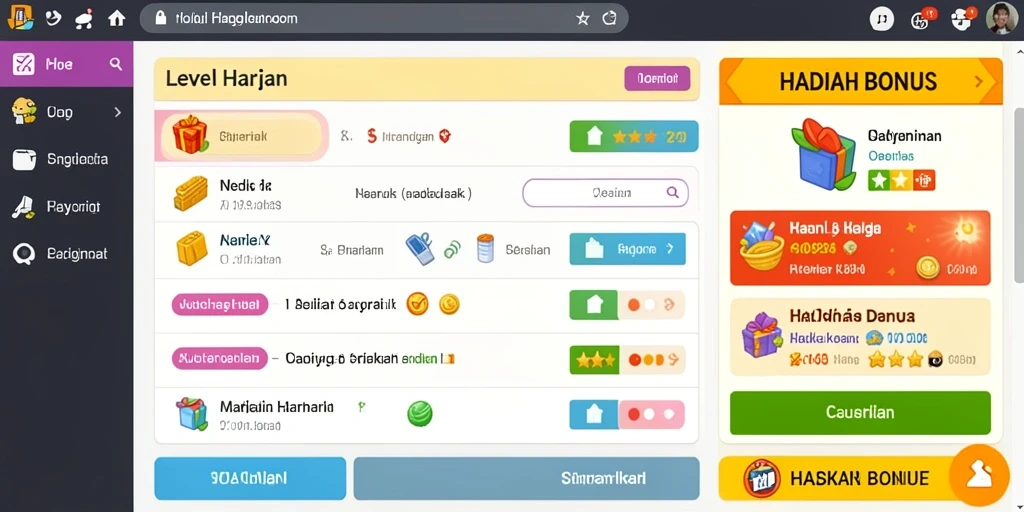 Screenshot menampilkan antarmuka pengguna yang menarik.