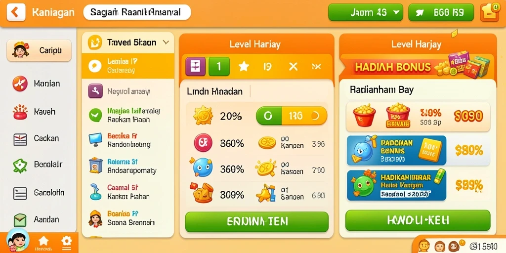 Tampilan utama PESIAR88 dengan menu navigasi yang intuitif.