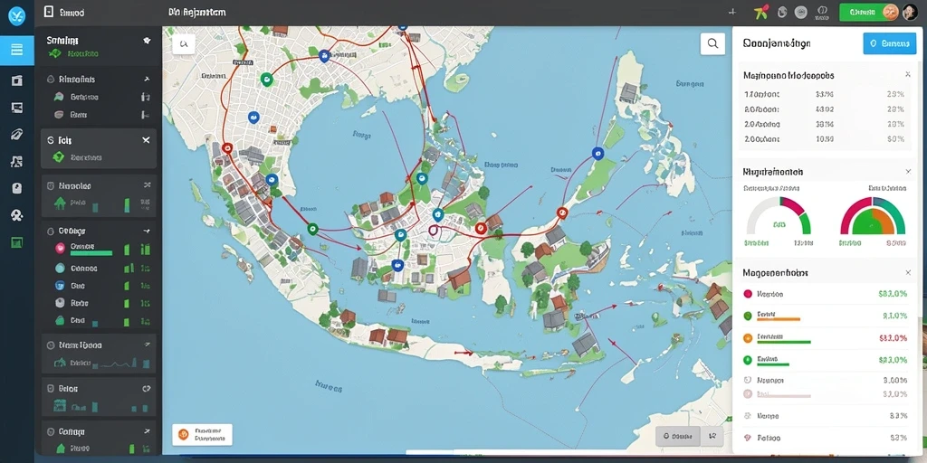 Screenshot menunjukkan tampilan utama permainan dengan grafis yang menawan.
