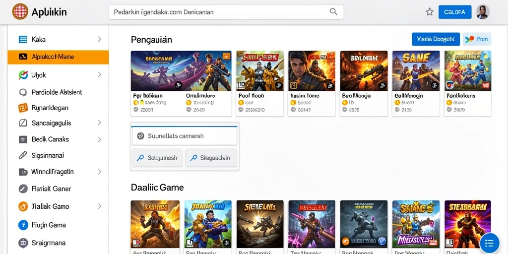 Tampilan antarmuka yang menarik dan mudah digunakan.