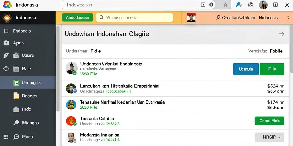 Tampilan antarmuka yang user-friendly.